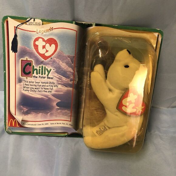 Vintage Lot of 14 TY Beanie Babies McDonalds  Sealed New Chilly, Peanut, Etc. - Picture 2 of 16